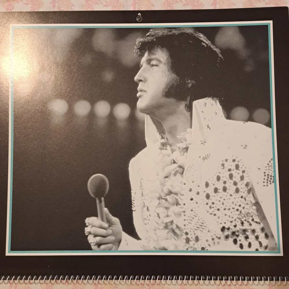 Vintage 1990 Elvis Calendar VGC